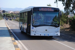 Stintino_Bus navetta per la Pelosa