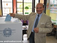 Comunali di Sassari, Nicola Sanna al seggio