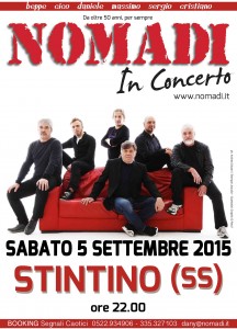 Stintino_Locandina Nomadi in concerto